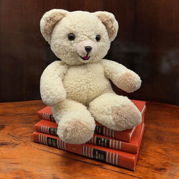 1986 Snuggles Fabric Softner Bear Plush Vintage Stuffed Promo -  Russ Berrie Toy - Picture 1 of 14